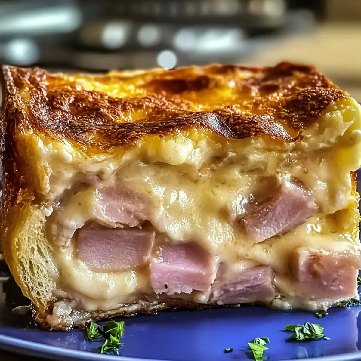 Savory Monte Cristo Breakfast Casserole for Brunch Bliss