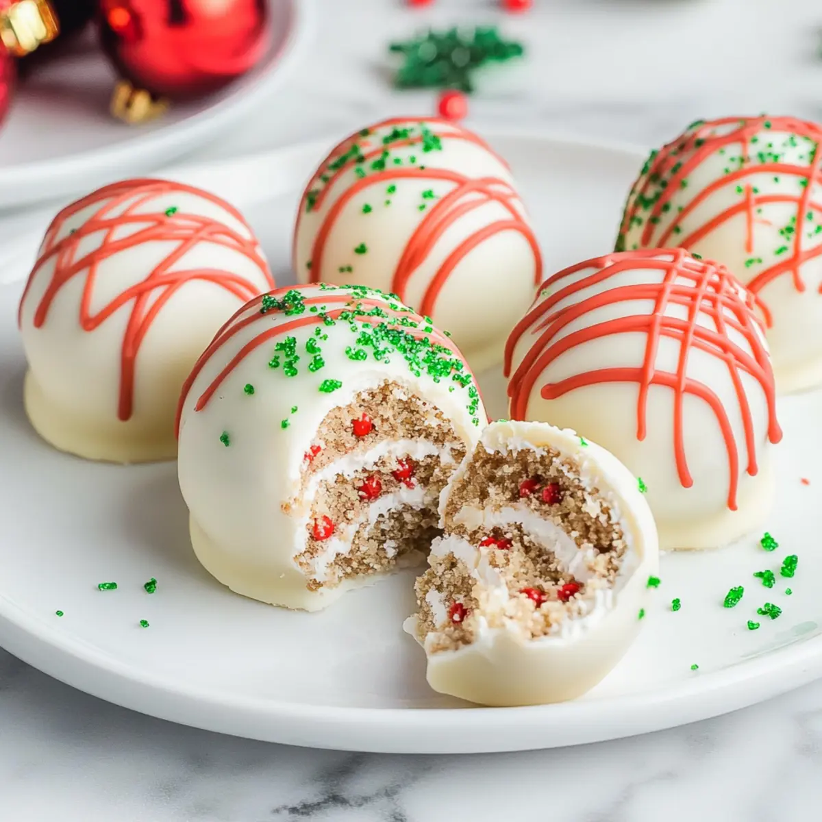 Christmas Tree Cake Truffles: Delightful No-Bake Holiday Treats