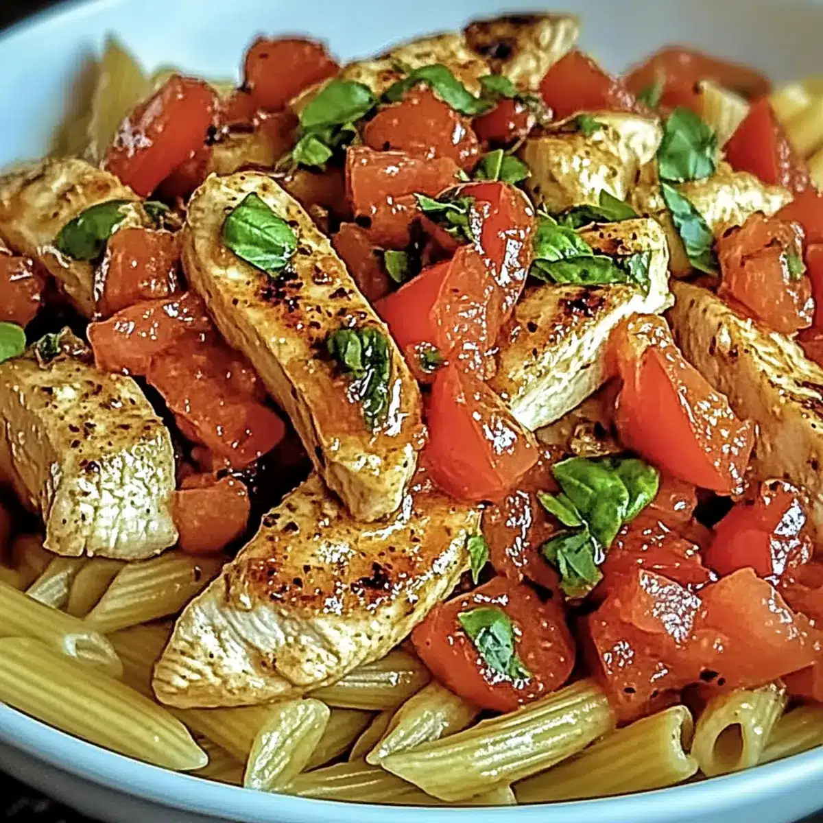 Bruschetta Chicken Pasta