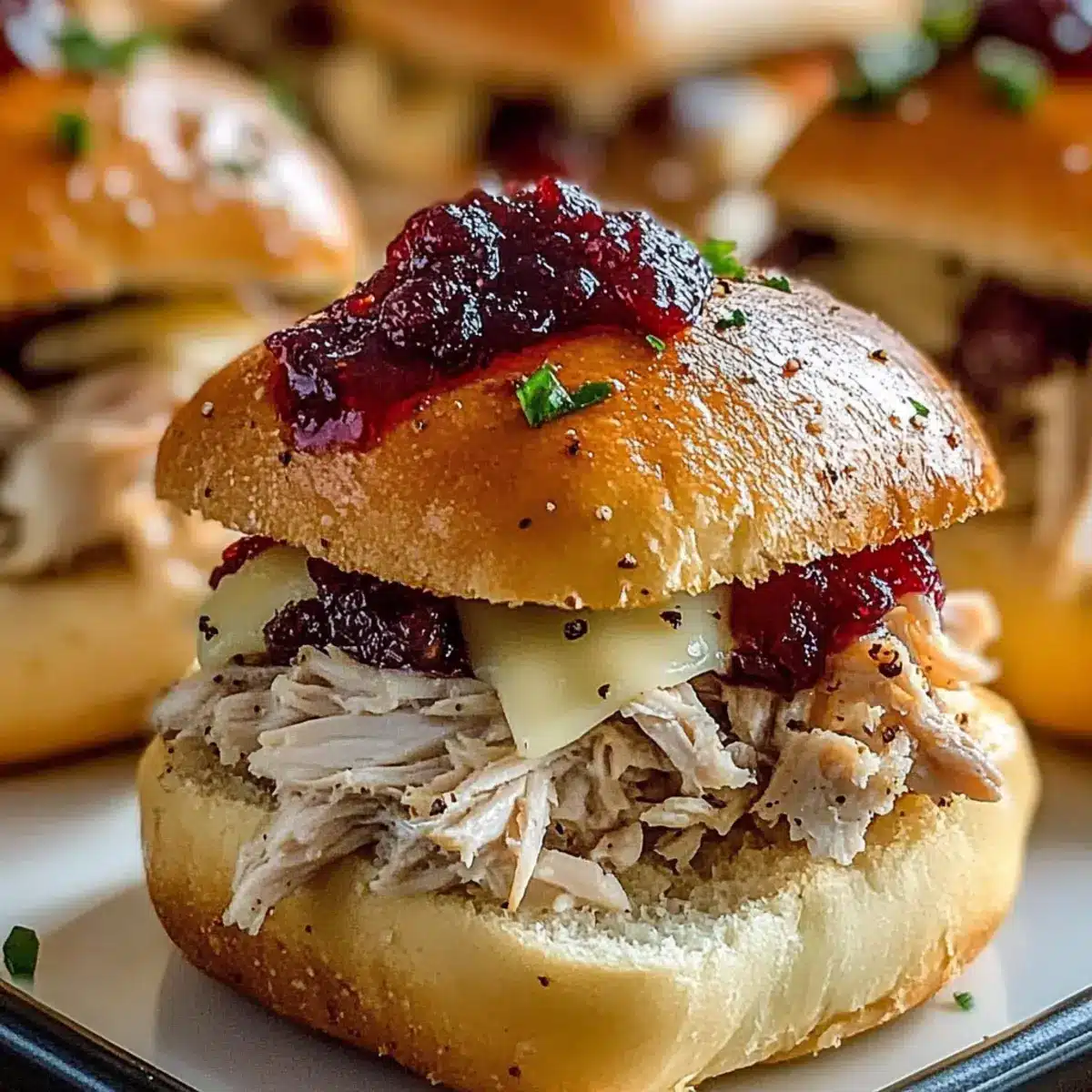 Turkey Cranberry Sliders