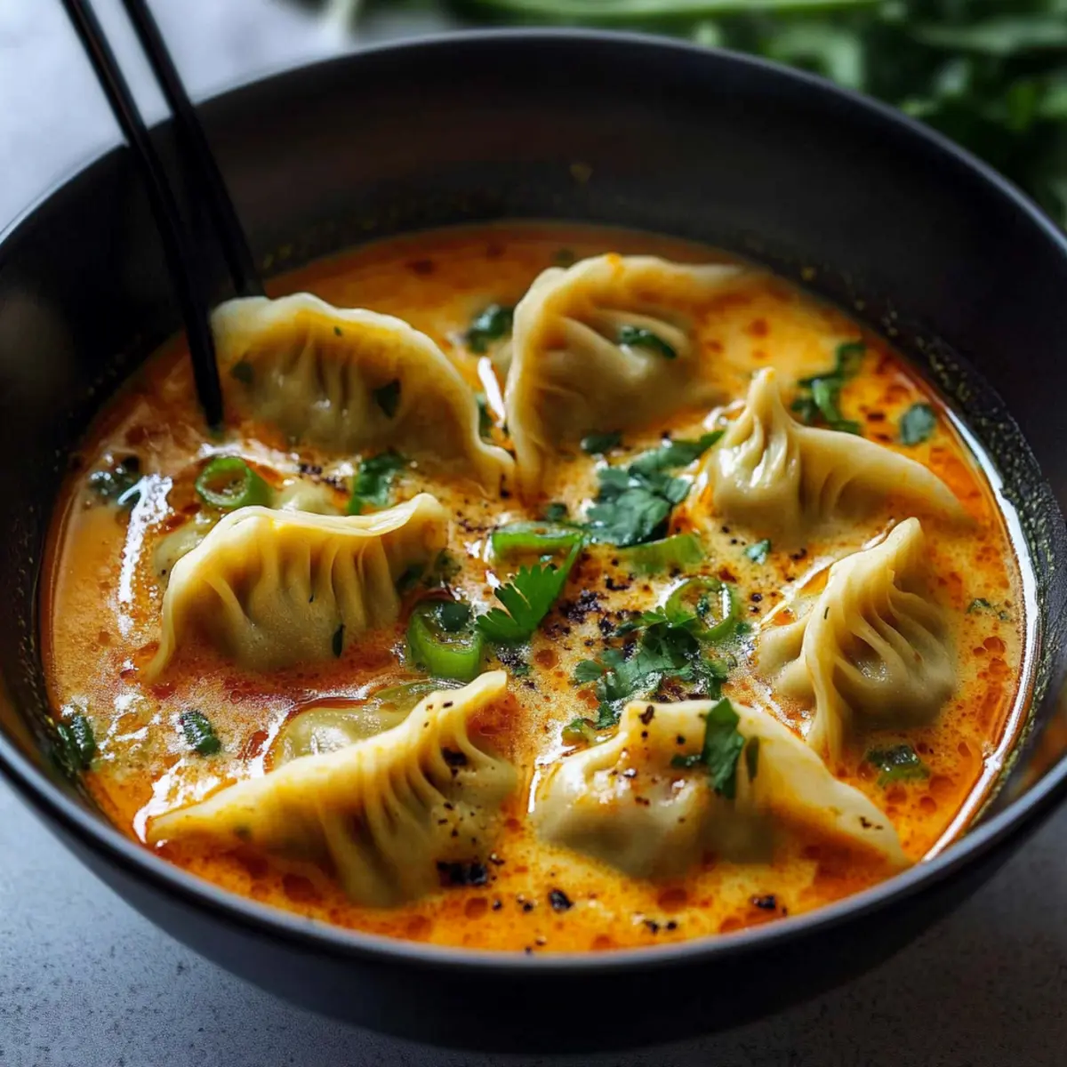 Comforting Coconut Curry Soup With Dumplings You’ll Love