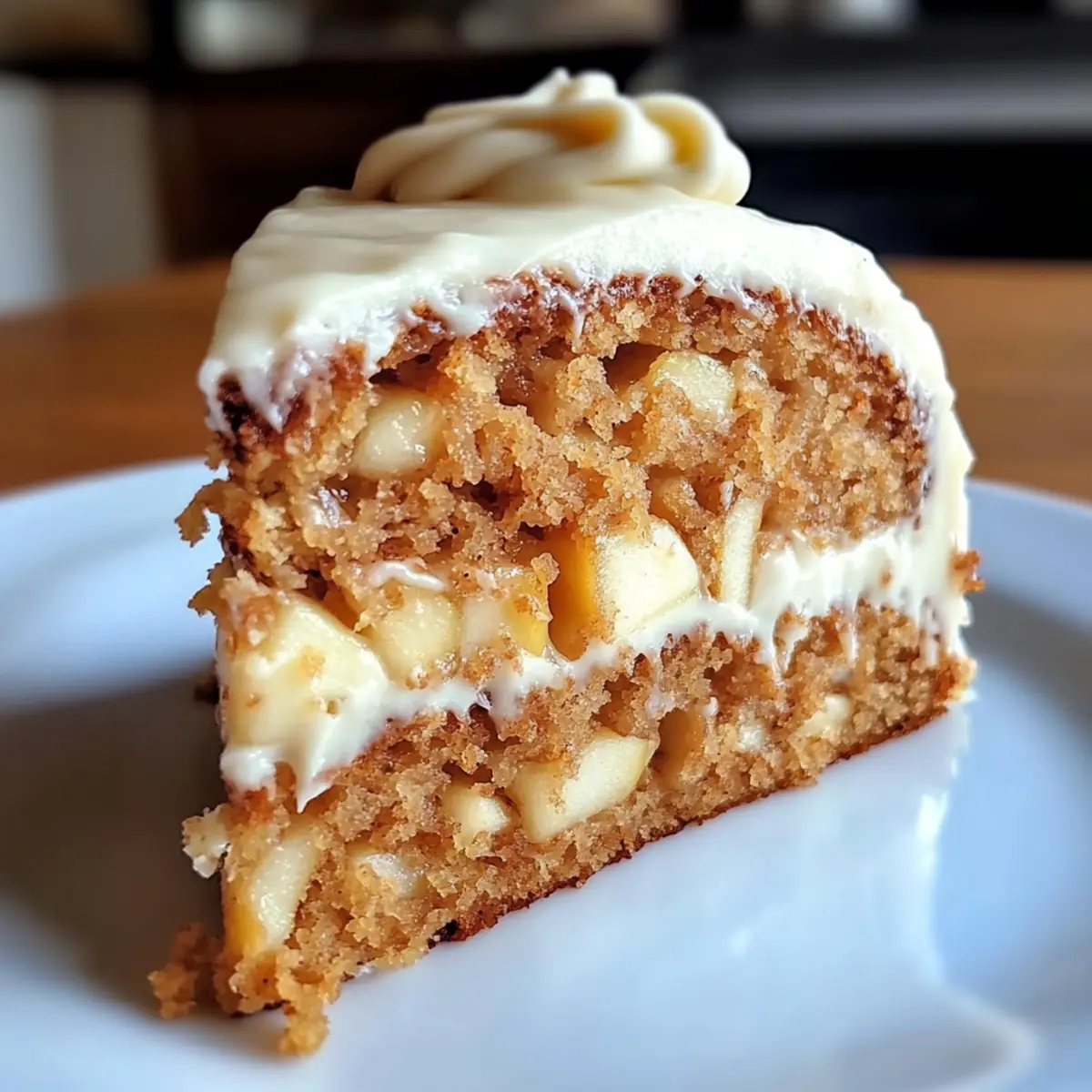 Irresistibly Moist Fresh Apple Cake with Cream Cheese Frosting