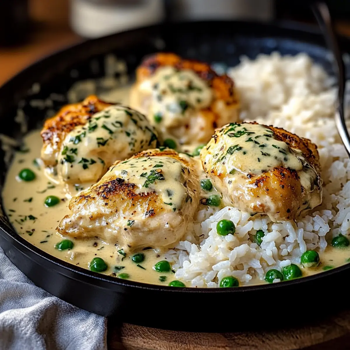 Tender Smothered Chicken And Rice: Comfort Food Bliss