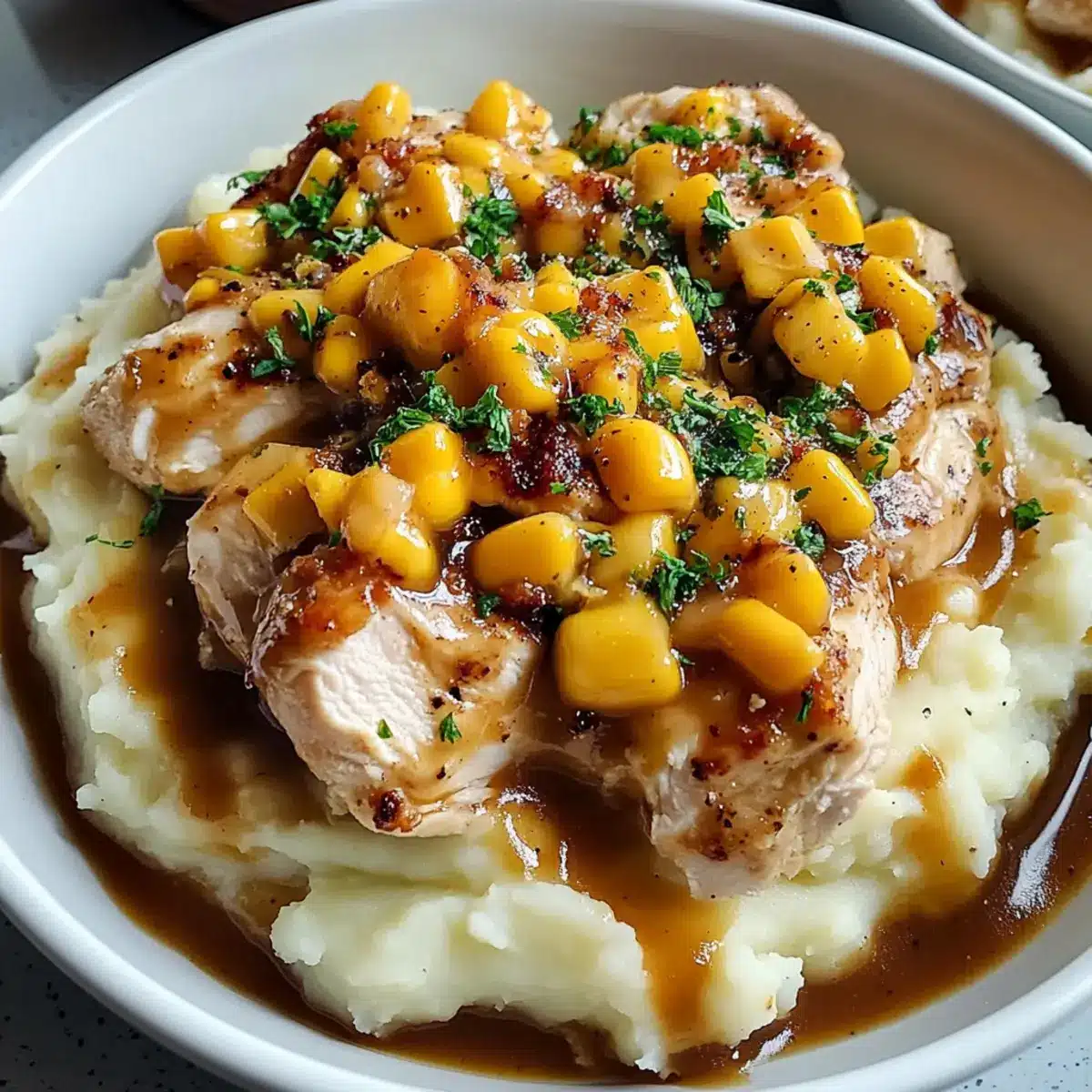 Savory Chicken Mashed Potato Bowls for Cozy Comfort Nights