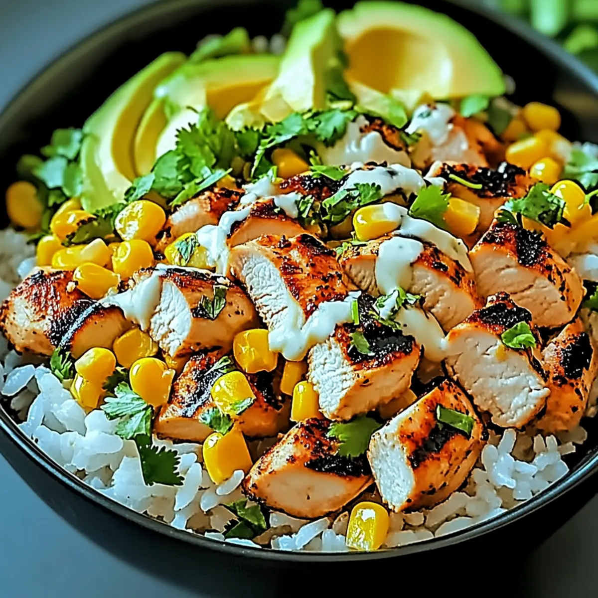 Easy Street Corn Chicken Rice Bowl for a Flavor-Packed Dinner