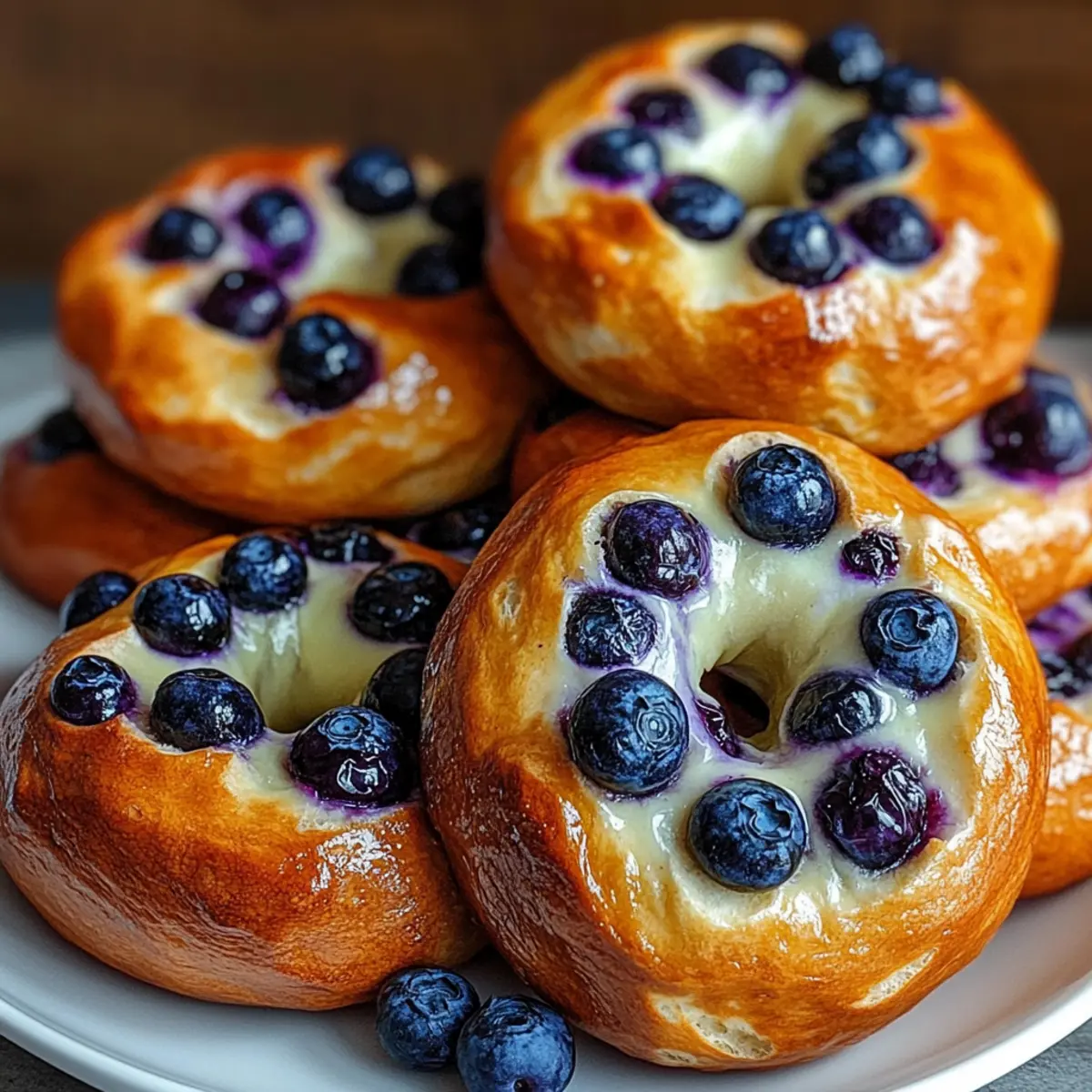 Delicious Easy 4-Ingredient Blueberry Bagels in 15 Minutes