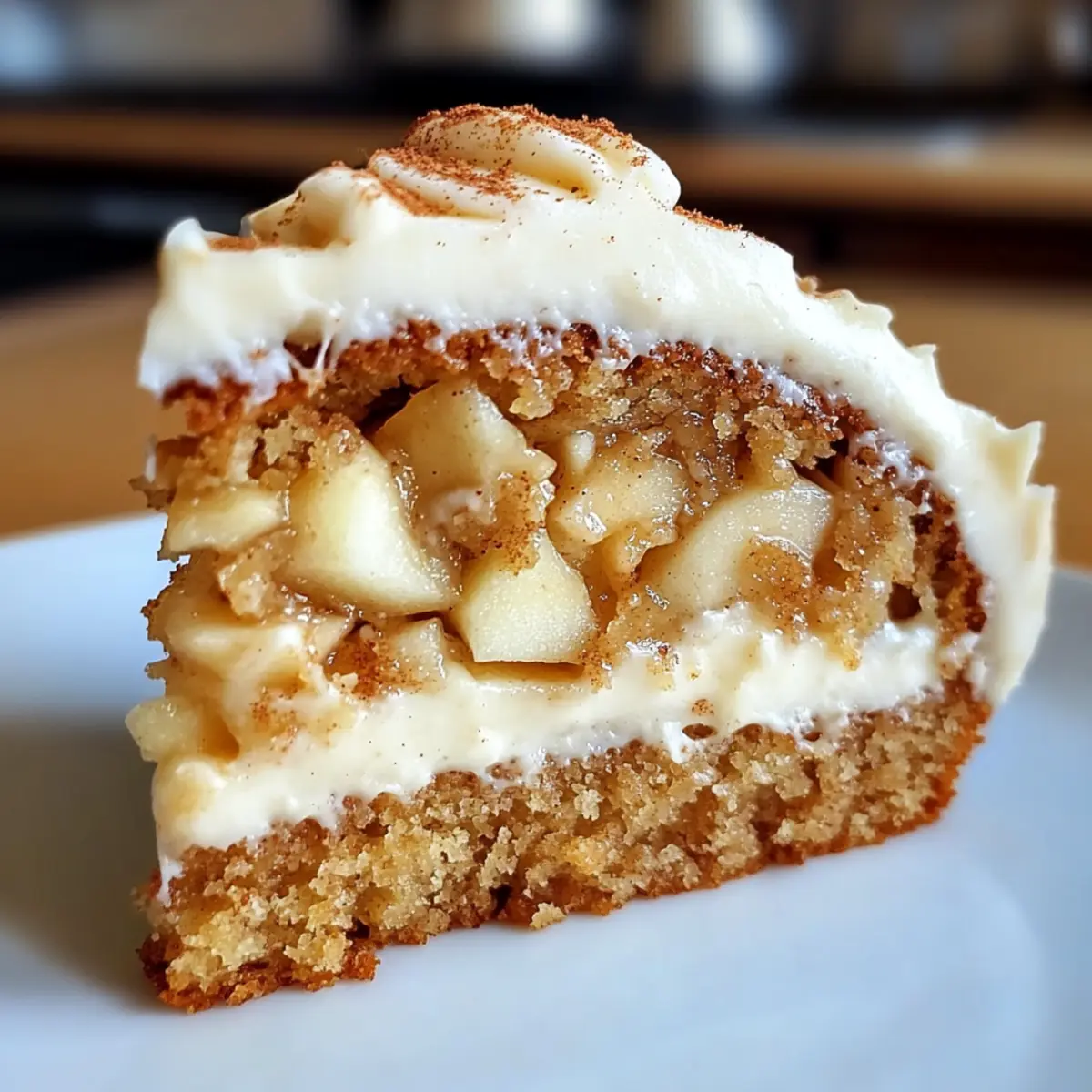 Delicious Fresh Apple Cake with Cream Cheese Frosting Bliss
