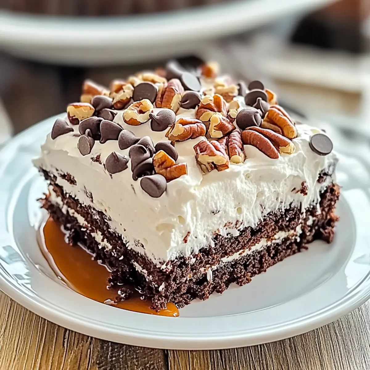 Irresistibly Decadent Turtle Chocolate Poke Cake Recipe