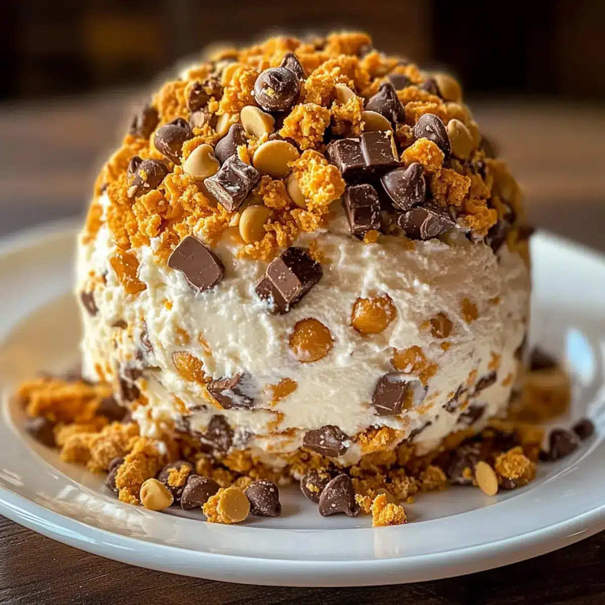 Reese’s Cheese Ball Dessert