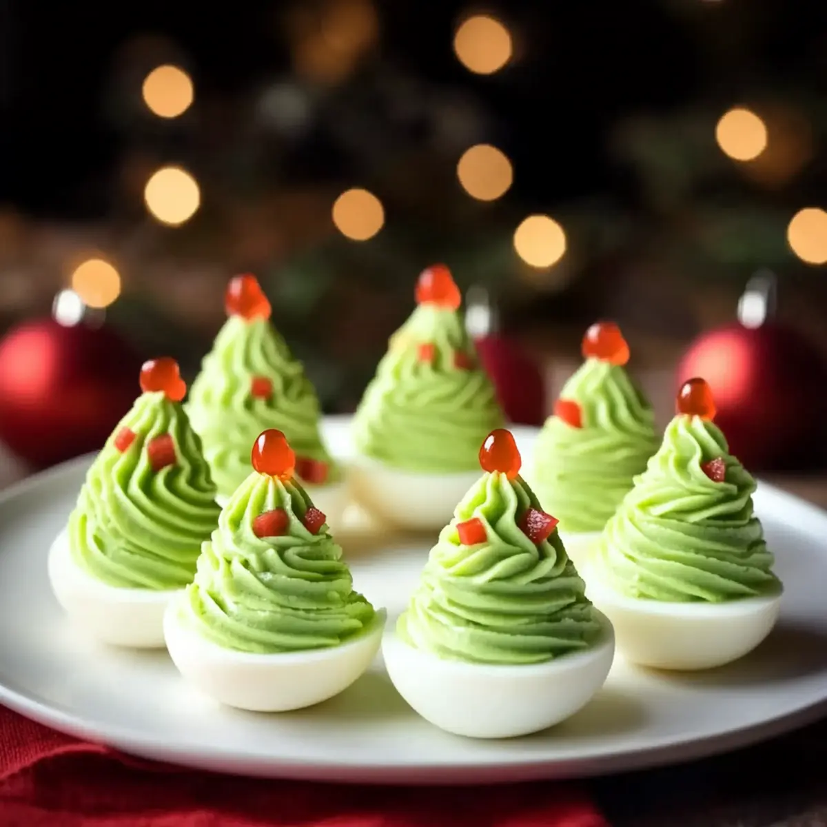 Festive Christmas Tree Deviled Eggs That Wow Every Guest