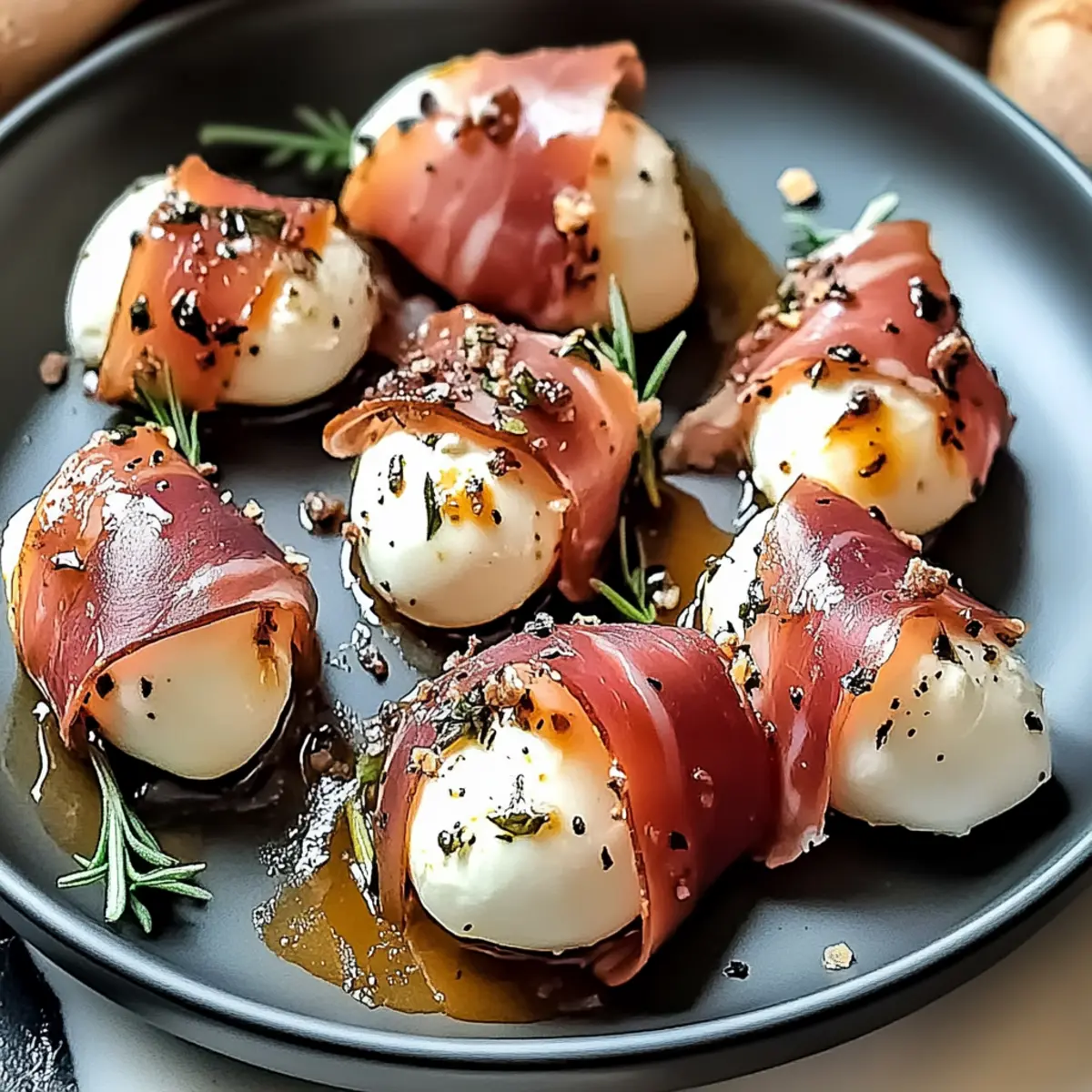 Crispy Prosciutto Wrapped Mozzarella Bites for Flavor Lovers