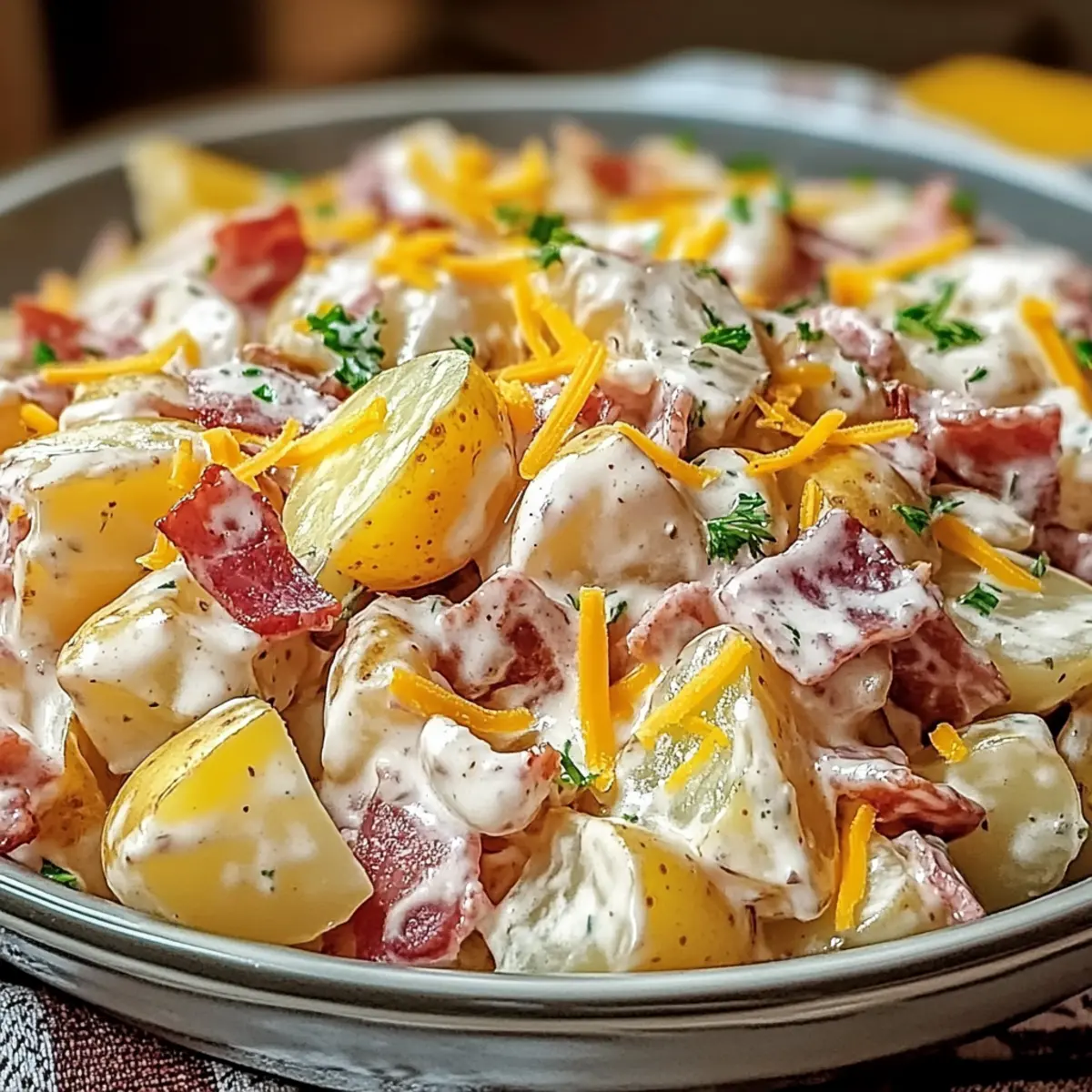 Heavenly Steakhouse Potato Salad Side Dish for Gatherings