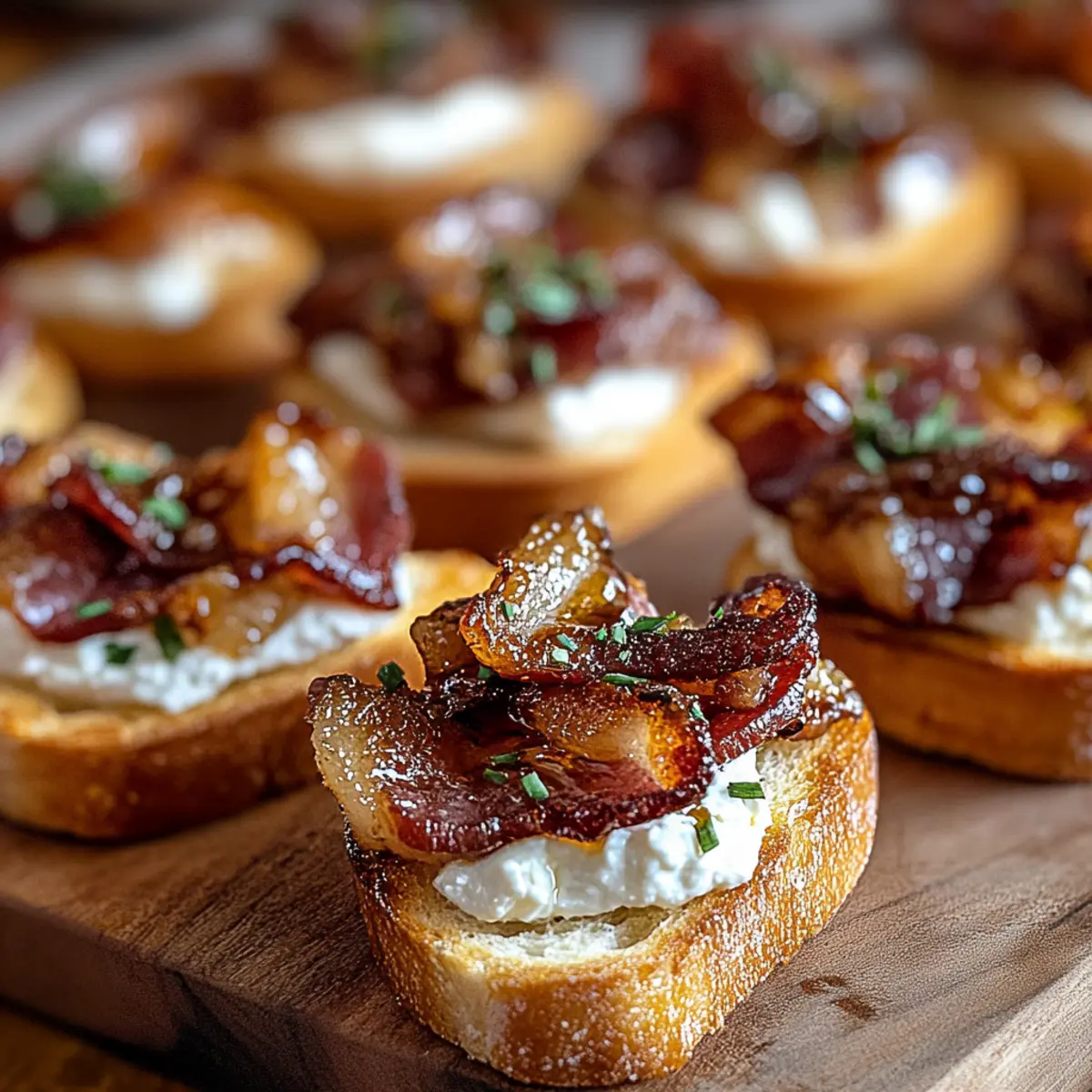 Million Dollar Bacon Crostini That Will Wow Your Guests