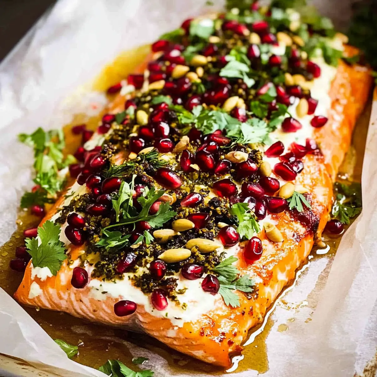 Delicious Christmas Baked Salmon with Honey Glaze Magic