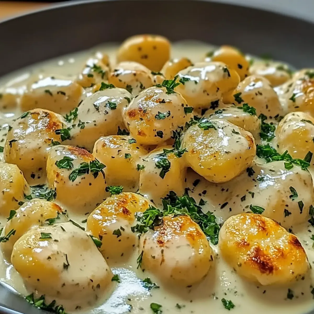 Millionaire Gnocchi With Creamy Sauce