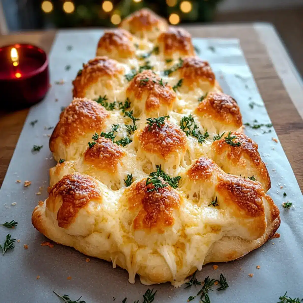 Delicious Cheesy Christmas Tree Bread for Holiday Cheer
