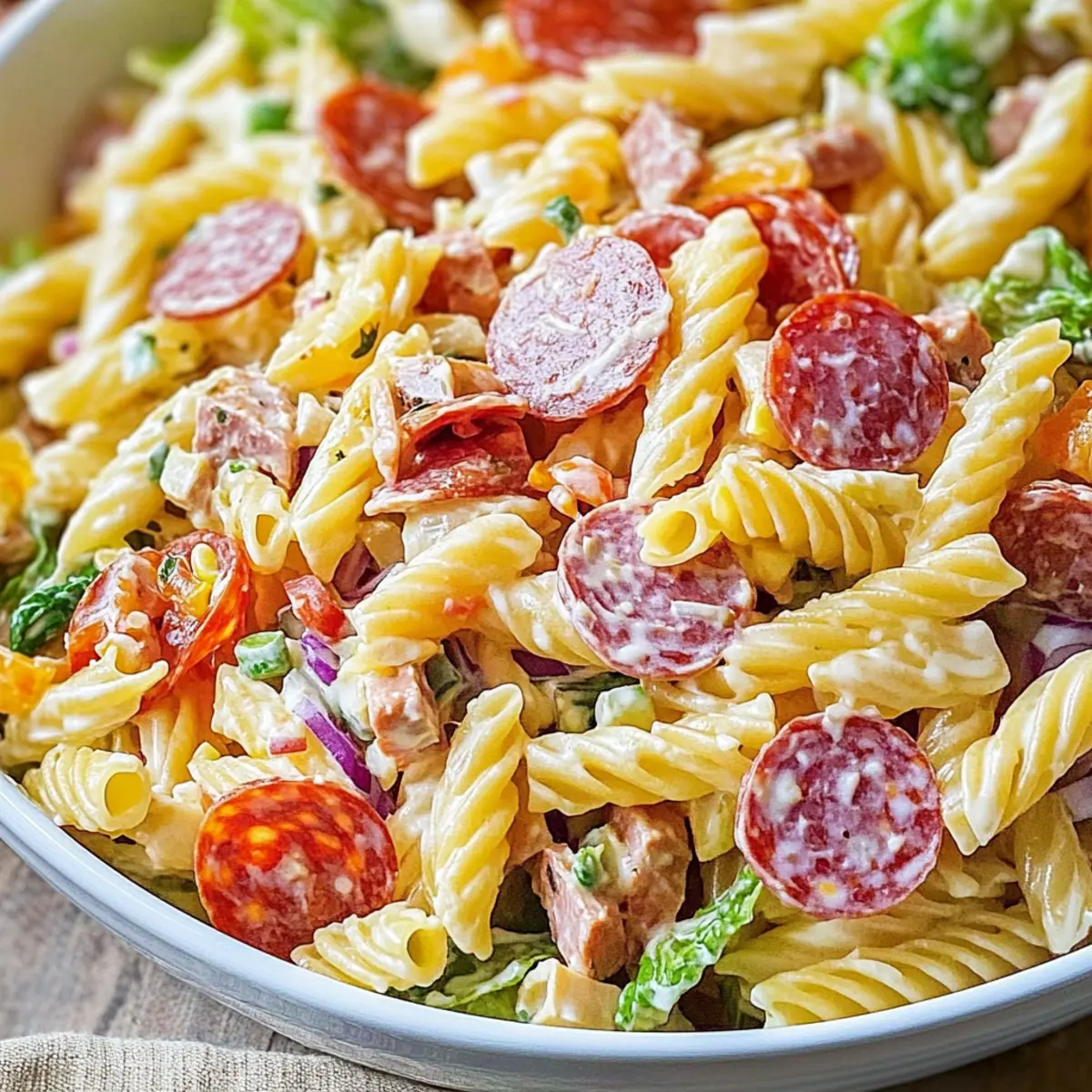 Italian Grinder Pasta Salad