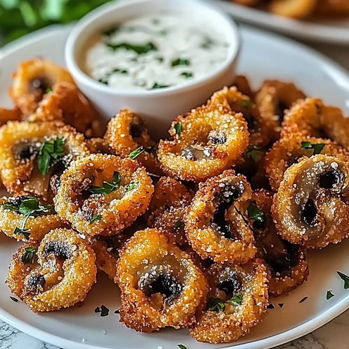 Crispy Ranch-Breaded Mushrooms for Crunchy Snack Bliss