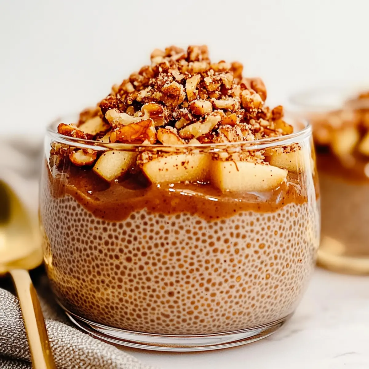 Cozy Apple Crumble Chia Pudding for a Healthy Breakfast