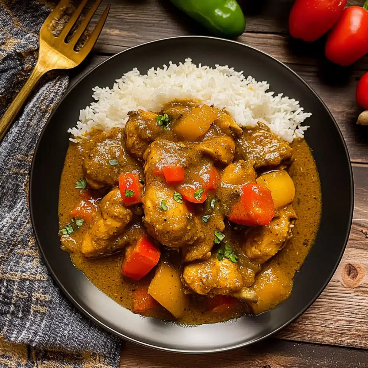 Savory Jamaican Curry Chicken for a Flavorful Delight