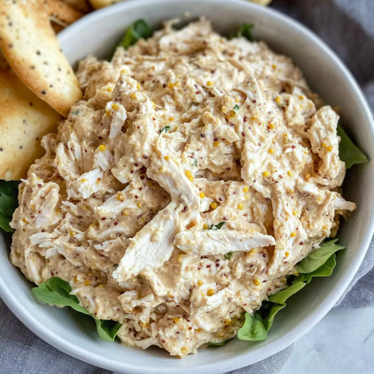 Creamy Honey Mustard Chicken Salad – A Satisfying Protein Boost