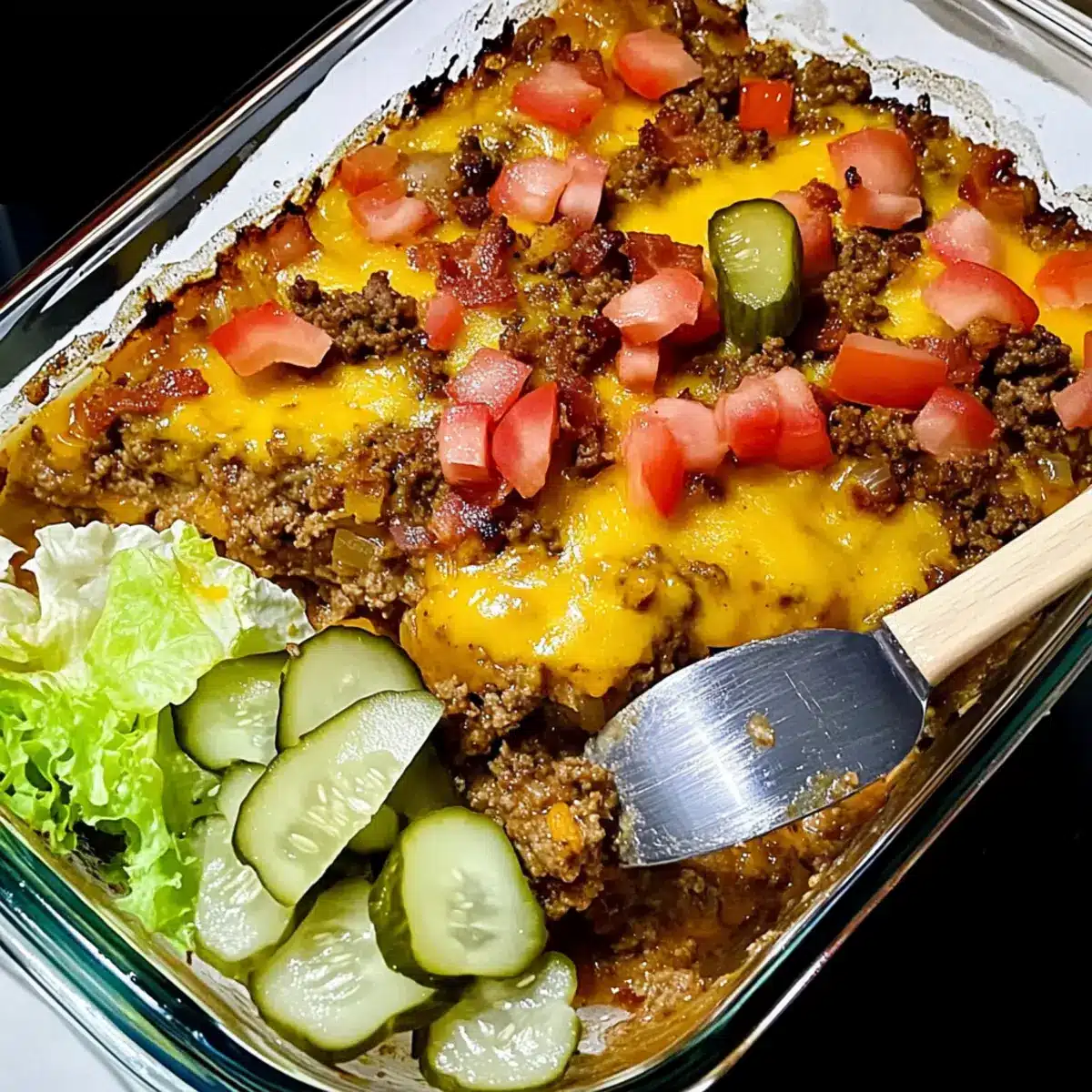 Ultimate Comfort: Bacon Cheeseburger Casserole Delight