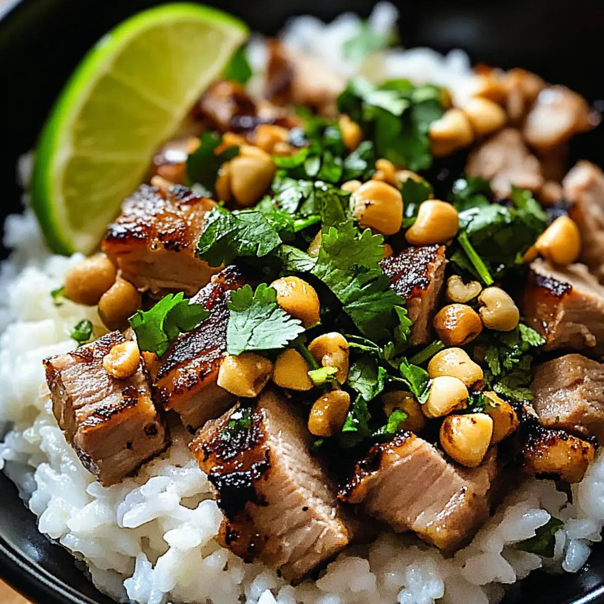 Ginger Lime Pork with Coconut Rice for Effortless Dinners