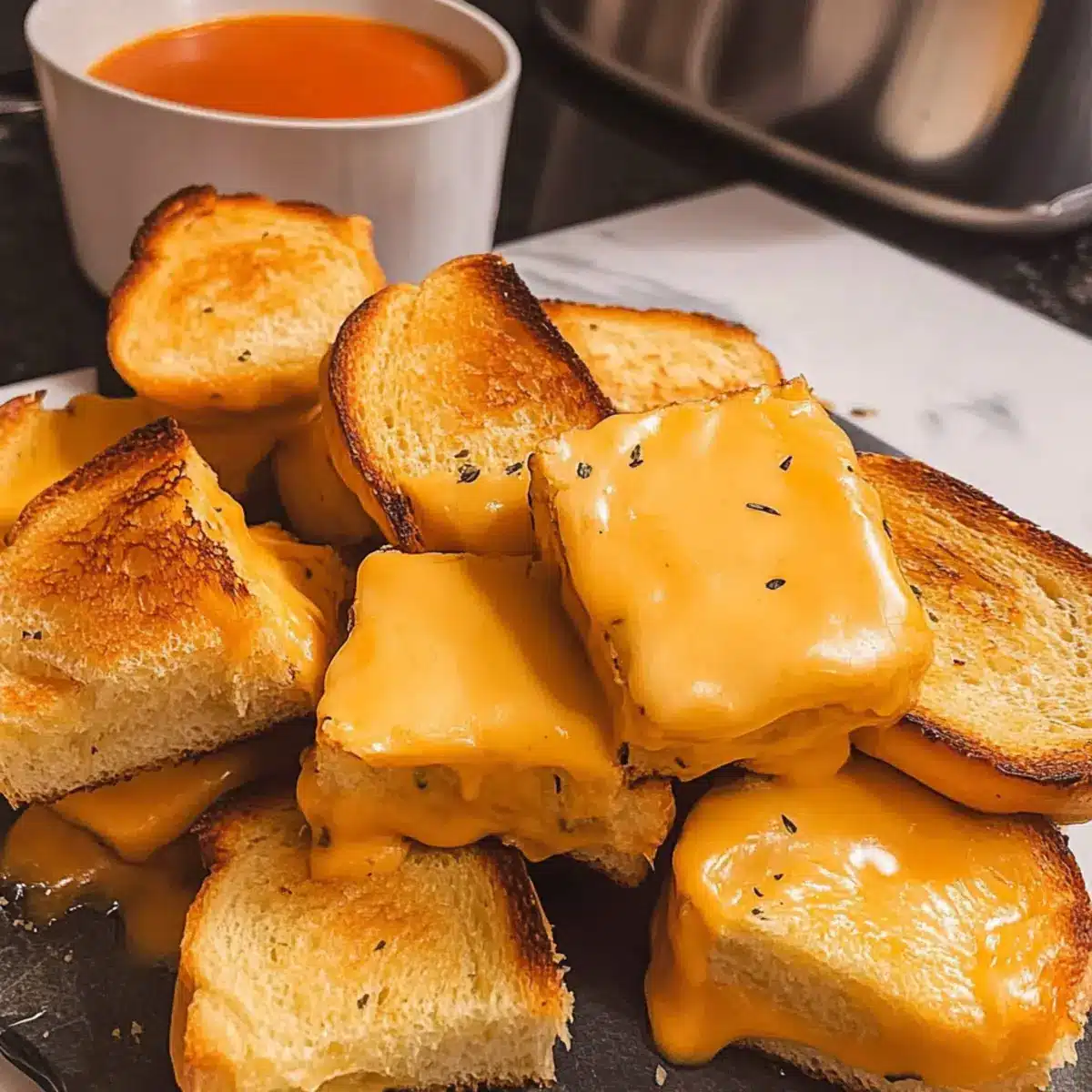 Hawaiian Roll Mini Grilled Cheese