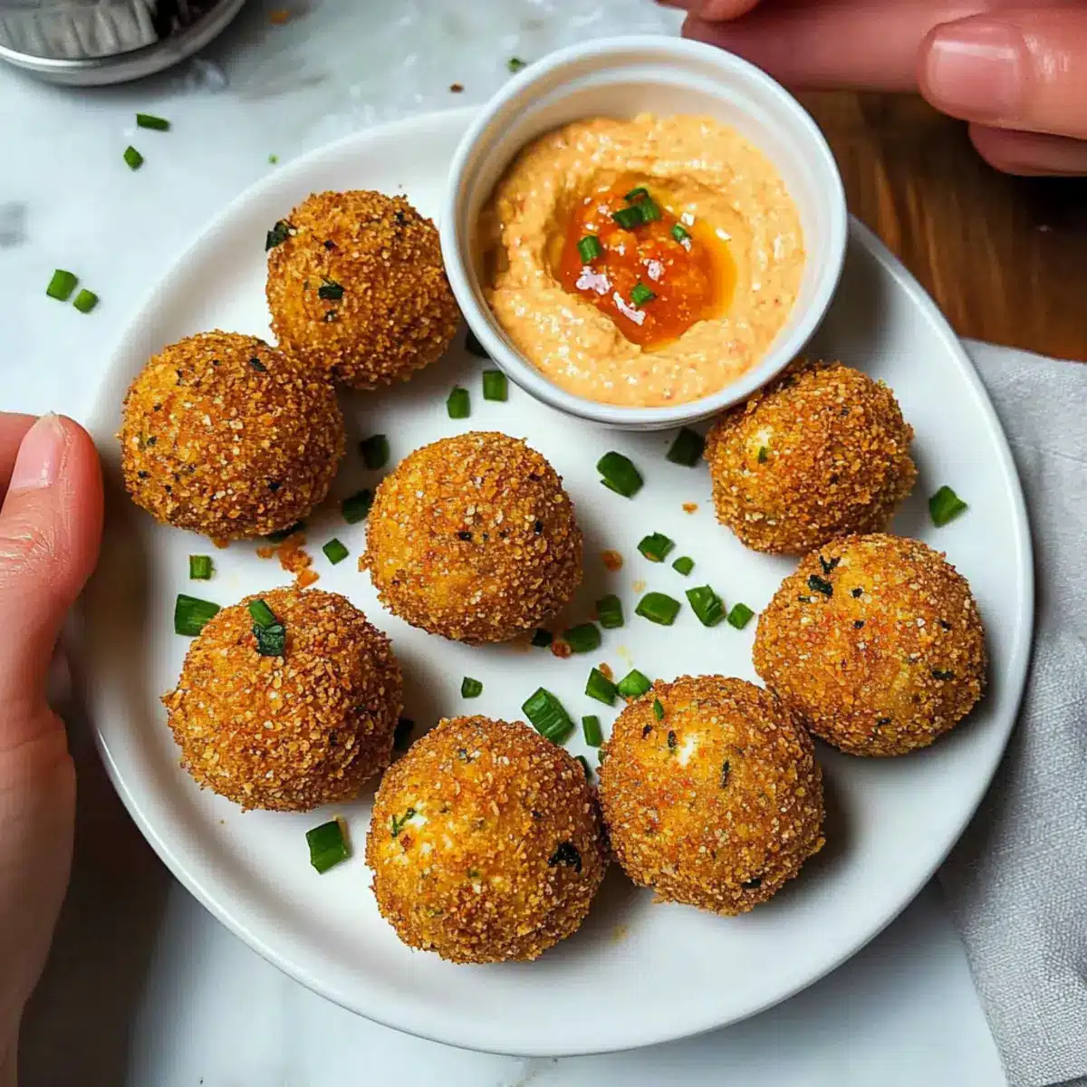 Air-Fried Tofu Balls