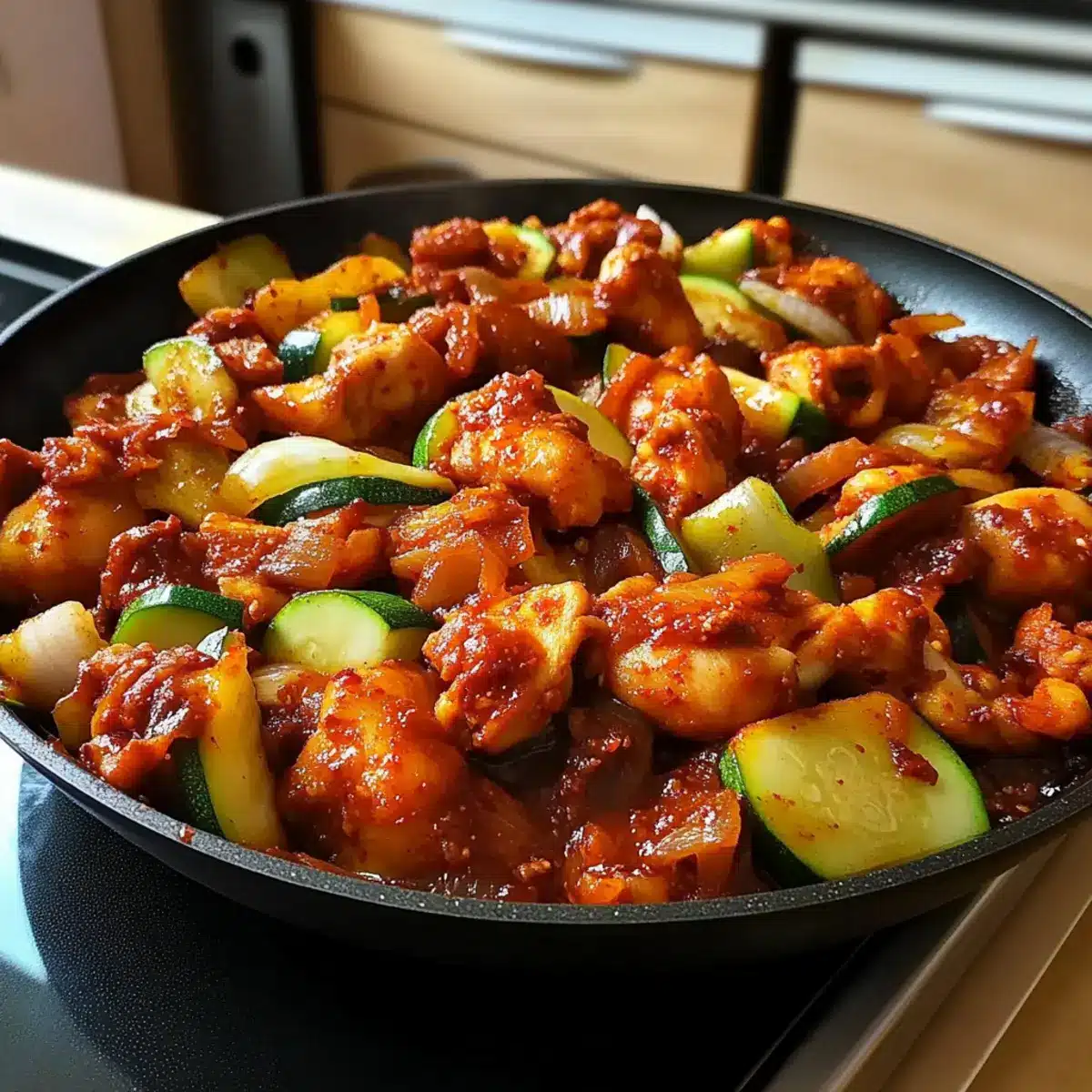 Spicy Korean Chicken Dak Galbi: Easy Flavor-Packed Delight