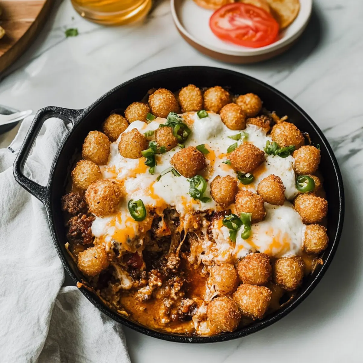 Cheeseburger Tater Tot Casserole: Comfort Food Delight