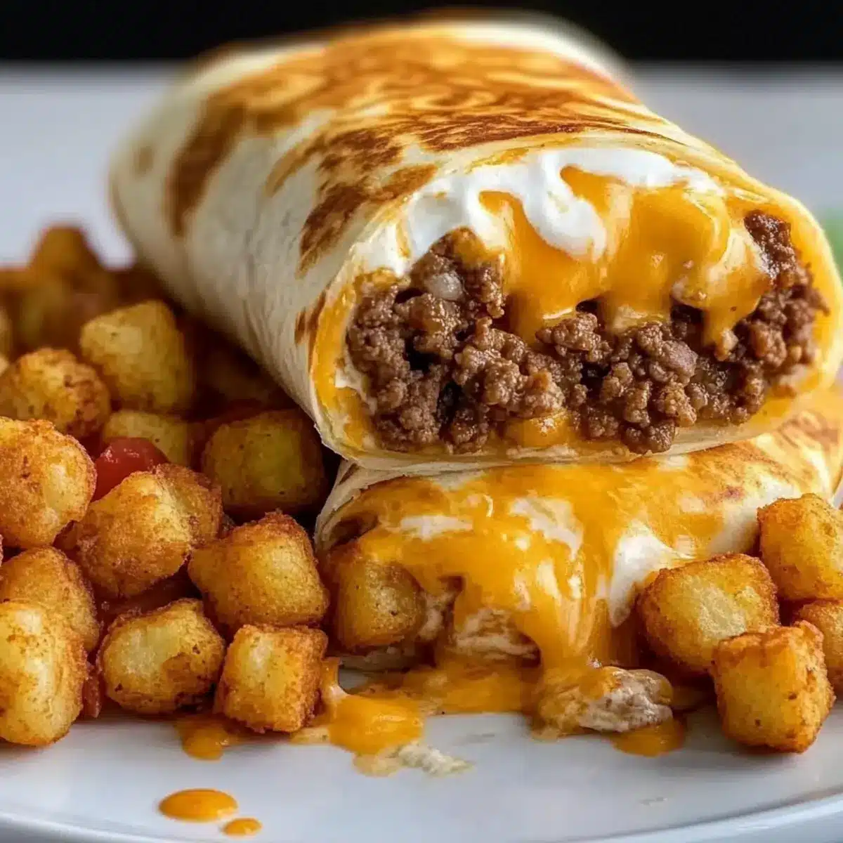 Cheesy Potato Burritos: A Cozy Comfort Food Delight