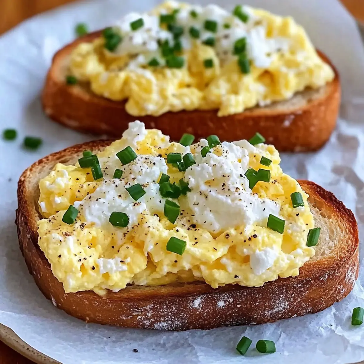 Creamy Egg and Ricotta Toast for Your Perfect Morning Bite