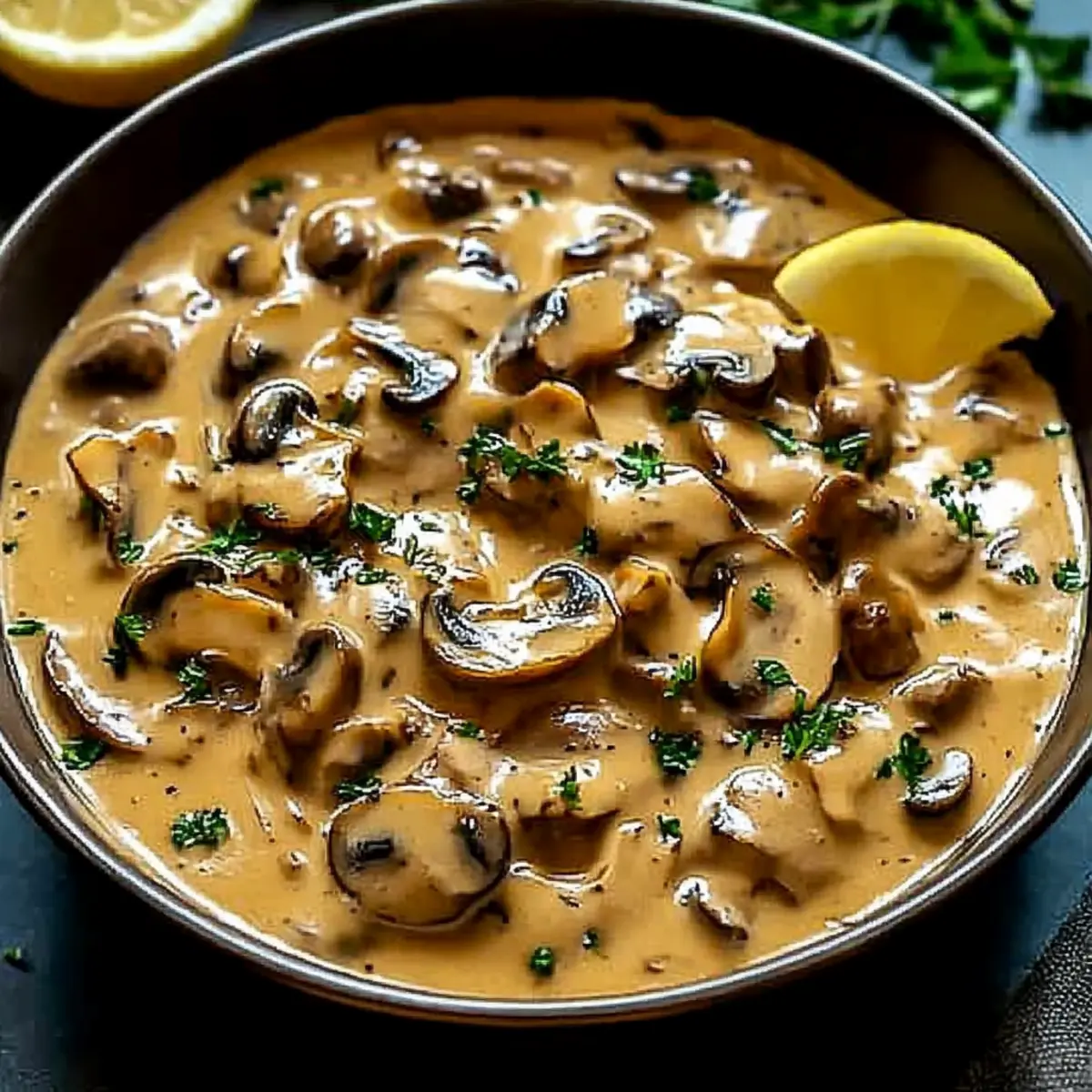 Delicious Mushroom and Seitan Stroganoff for Cozy Nights