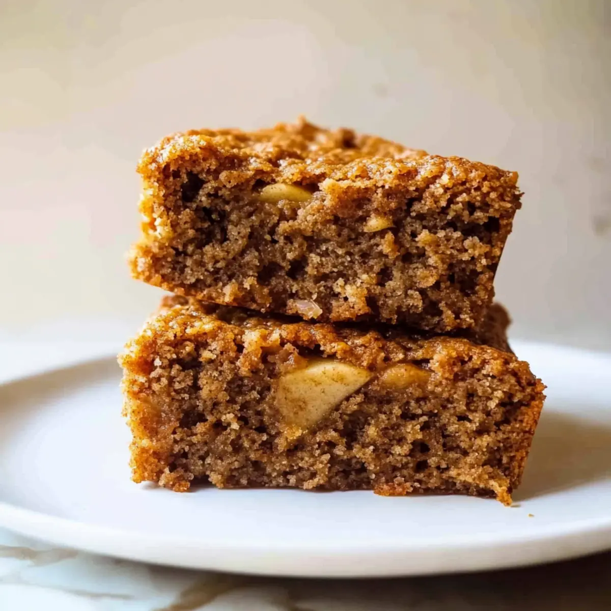 Breakfast Oatmeal Apple Cake