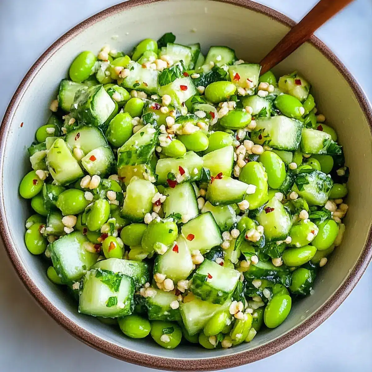 Cucumber Edamame Salad