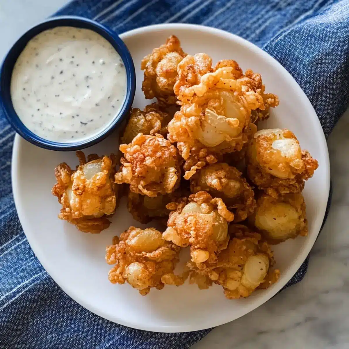 Crispy Baby Bloomin’ Onions for a Fun Game Day Snack
