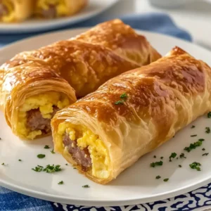 Sausage Egg Breakfast Roll-Ups