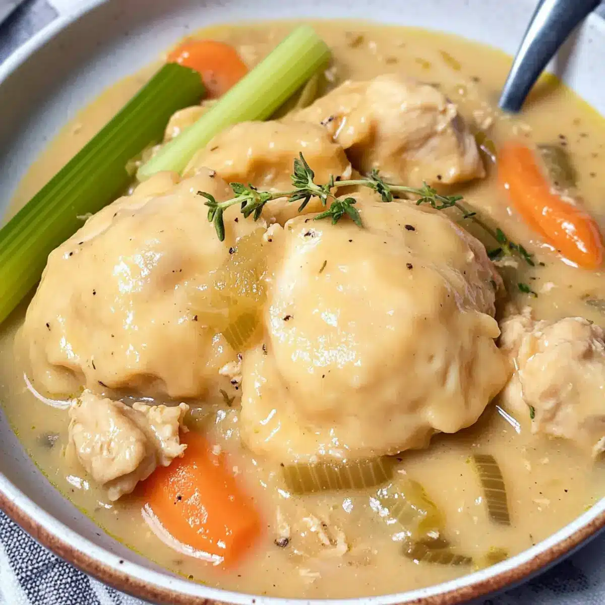 Quick and Creamy Vegan Chicken and Dumplings for Cozy Nights