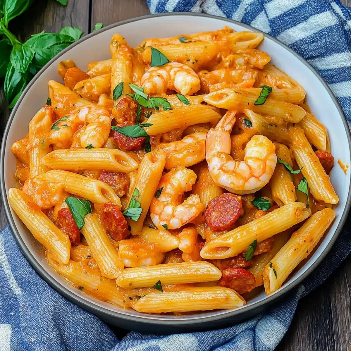 Creamy Chorizo and Prawn Pasta: 20-Minute Delightfulness