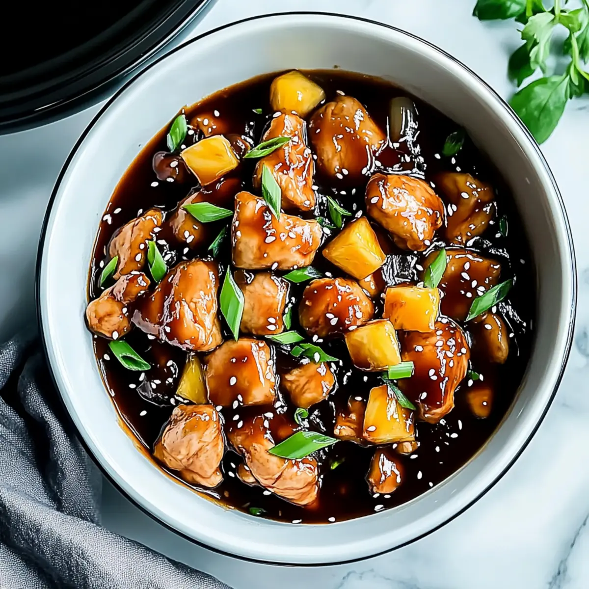 Sweet Hawaiian Crockpot Chicken