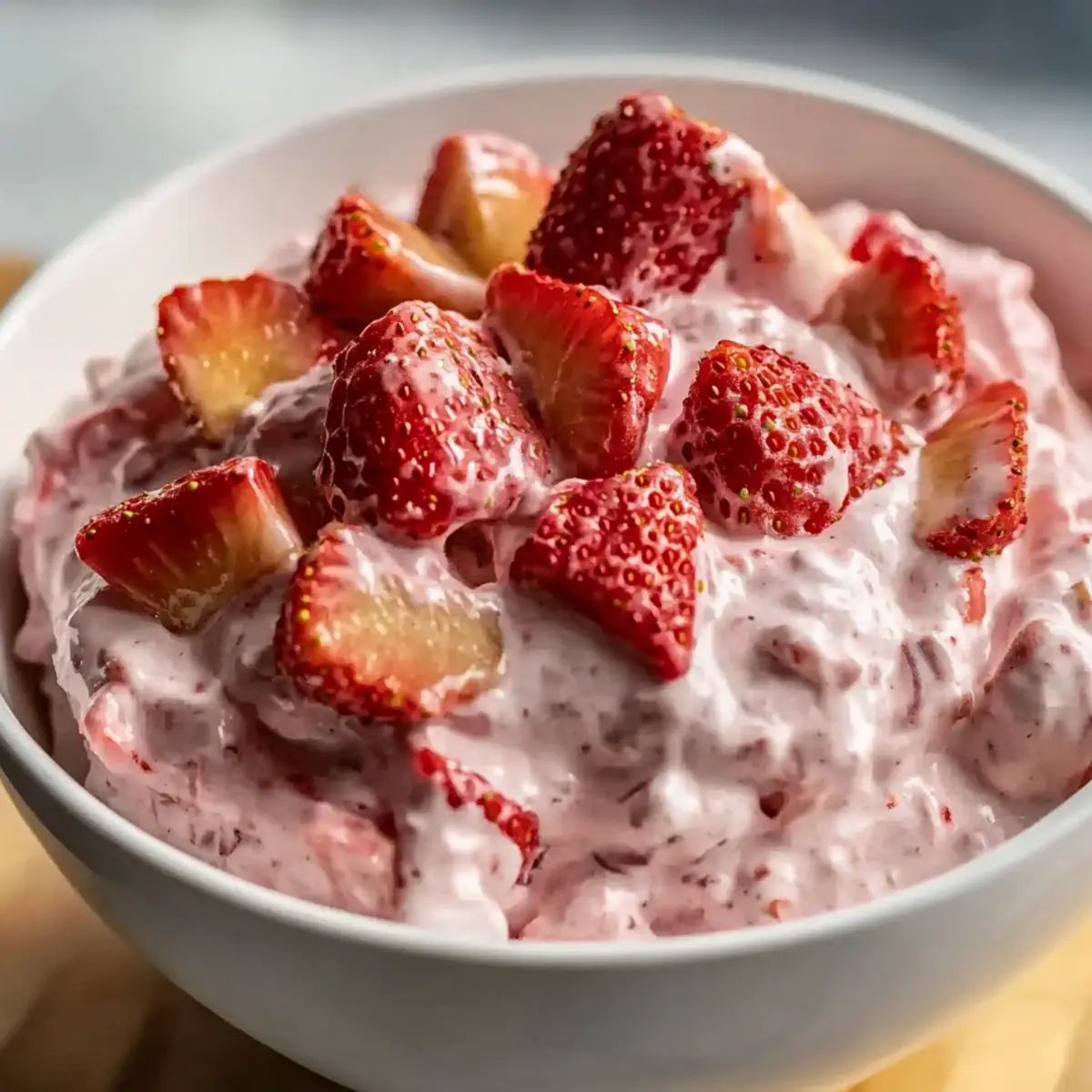 Valentine Strawberry Dessert Dip