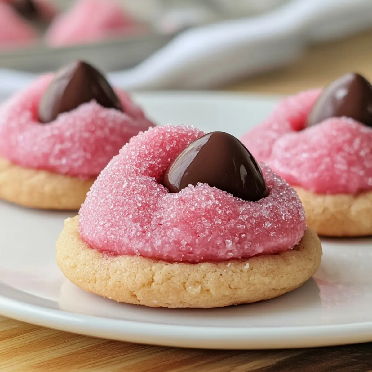 Strawberry Kiss Cookies