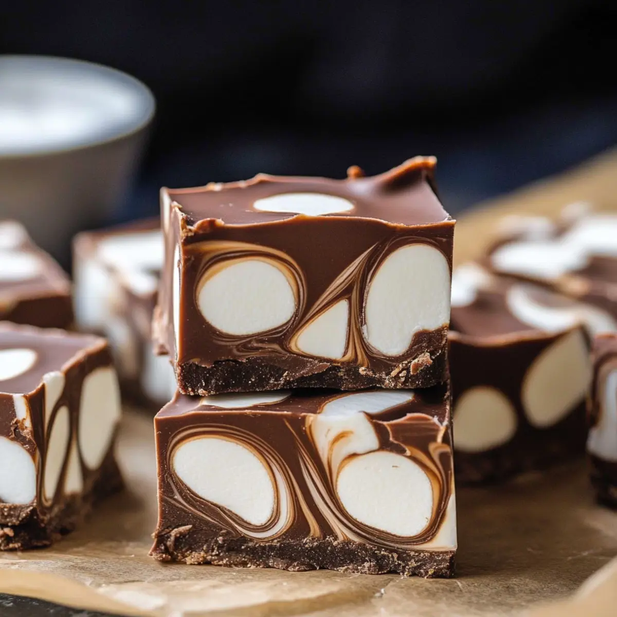 Creamy Marshmallow Swirl Fudge for Sweet Nostalgic Moments