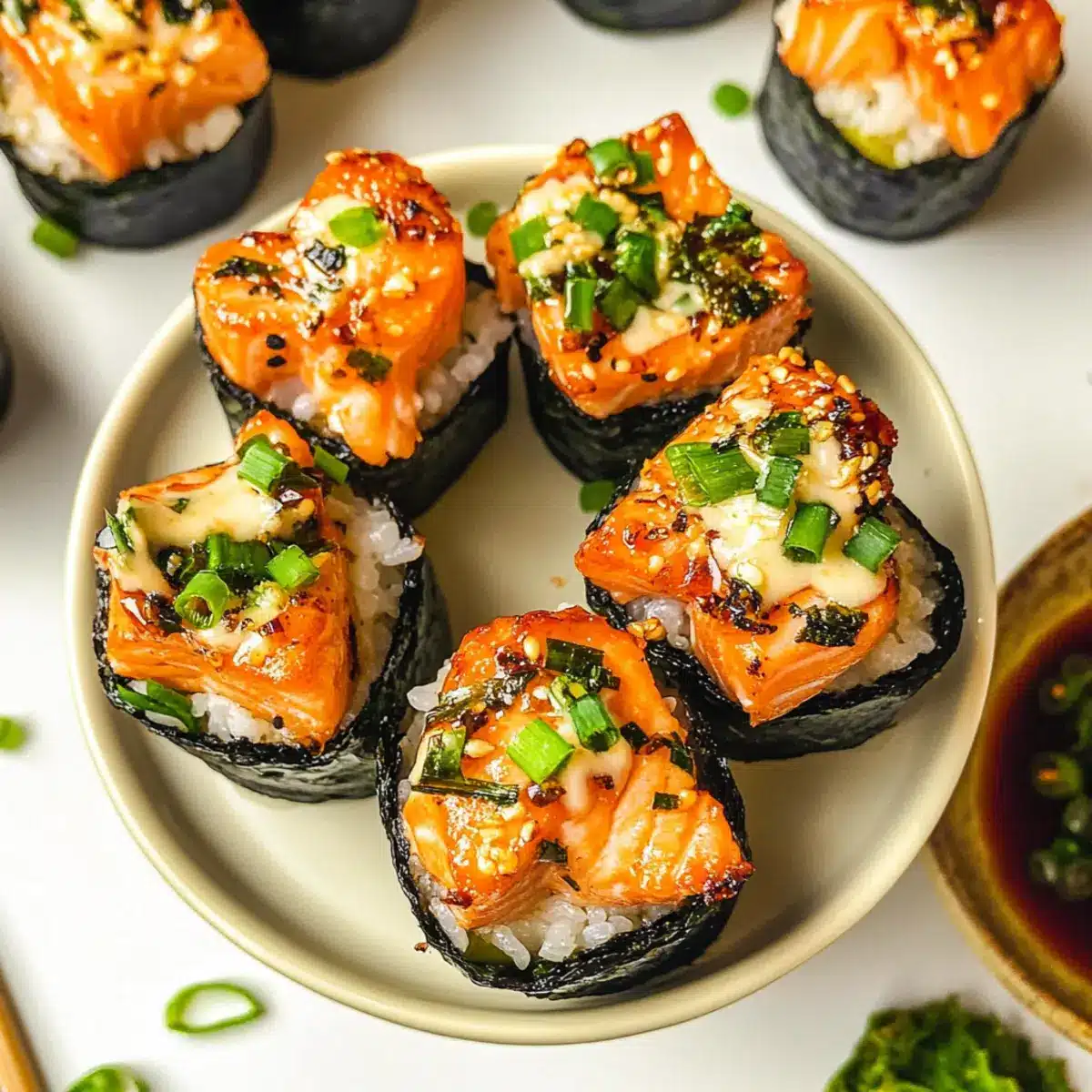 Baked Salmon Sushi Cups That Make Every Bite a Delight