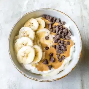 Peanut Butter Yogurt Bowls