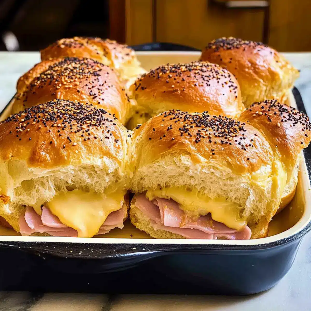 Delicious Ham & Cheese Sliders for Your Next Game Day Snack