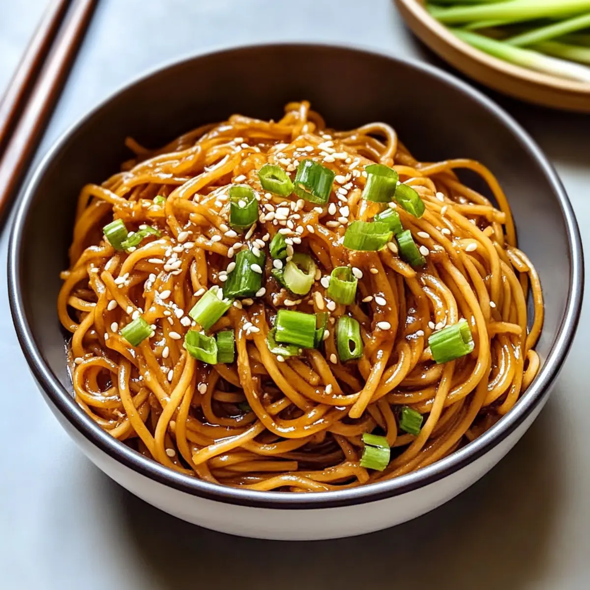 Delicious Hoisin Garlic Noodles Ready in Just 25 Minutes