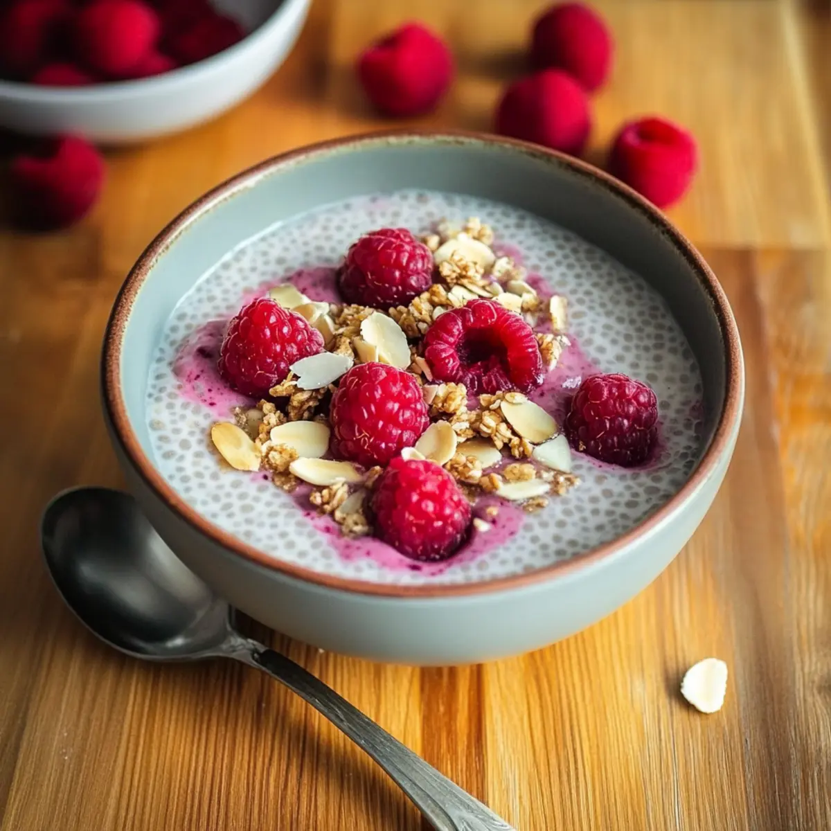Raspberry Chia Pudding Overnight Oats for a Healthy Start