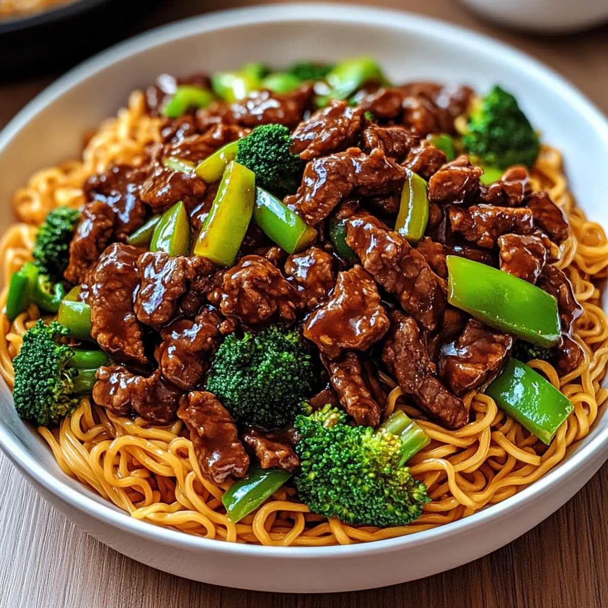 Sticky Beef Noodles